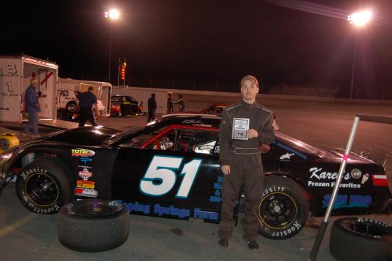 Pole Plaque Late Model Award